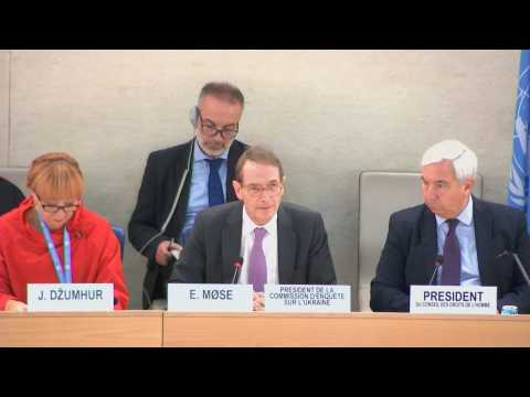 'War crimes' committed in Ukraine: UN investigators