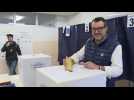 Italy election: League leader Matteo Salvini casts vote