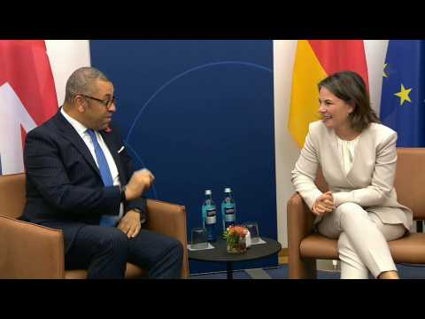 Germany's Baerbock and UK's Cleverly hold bilateral meeting at G7 summit