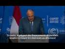 Le président de la COP27 s'inquiète du financement du climat