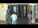 US voters cast their midterms ballots at polling station in Atlanta