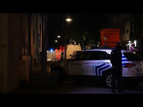 Police at scene after officer killed in Brussels