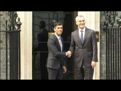 British PM welcomes NATO Secretary General to Downing Street