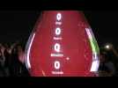 The countdown clock of the Qatar World Cup strikes 0