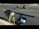 Israel police gather evidence at Jerusalem bus station targeted by bomb