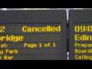 Britain: snow and ice cause travel disruption at King's Cross station