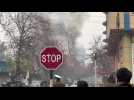 Smoke billows after loud blast, shots heard near China hotel in Afghan capital
