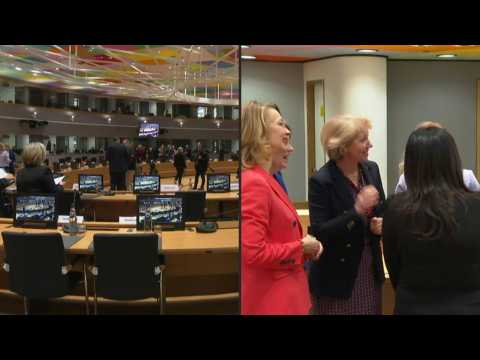 EU General Affairs Council start their roundtable in Brussels