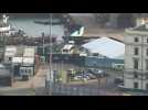 UK: Scene at port of Dover after migrants dead in Channel