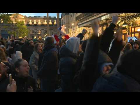 World Cup final: France fans in Bordeaux cheer as their side score