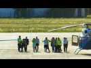 World Cup winners Messi and Di Maria arrive in hometown of Rosario