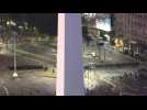 Police clear Obelisk area after fan gathering for WC celebrations