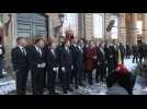 Danish PM Frederiksen's new coalition government poses for group photo