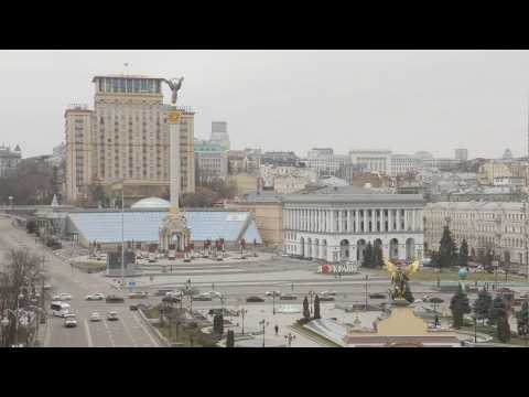 Kyiv's Maidan Square on war's first anniversary