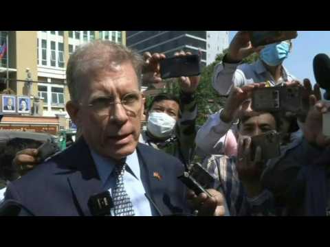 Cambodian opposition leader's treason conviction 'miscarriage of justice': US ambassador