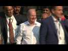 German Chancellor Olaf Scholz visits cricket stadium in Bengaluru