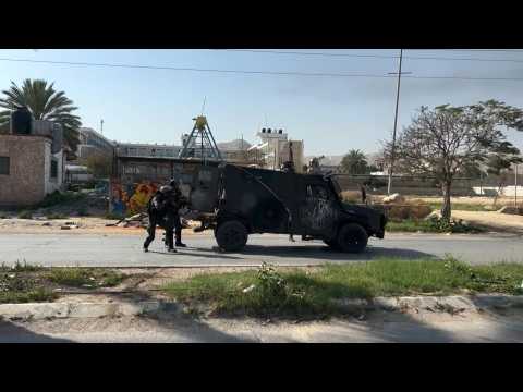 Israeli forces clash with Palestinian youth during raid in Jericho