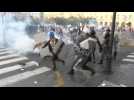 Anti-government protesters and police clash in Peru amid unrest