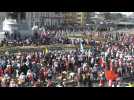 Anti-govt protesters rally in Peru capital as president calls for 'truce'