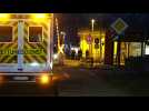 Police and emergency services on scene after two killed in knife attack in northern Germany