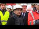 2024 Olympics: French PM Elisabeth Borne arrives at Aquatic Centre