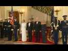 Joe and Jill Biden, Emmanuel and Brigitte Macron pose for family photo at White House