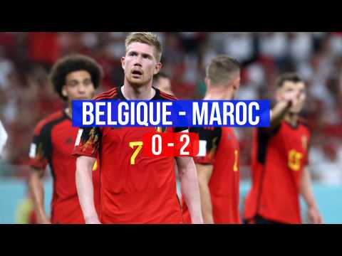 Belgique-Maroc (0-2): les Diables sombrent contre le Maroc et joueront leur qualification face à la Croatie