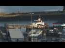 Migrants arrive in Dover as hundreds cross English Channel