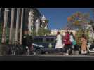 Images of the US Embassy in Madrid after it was sent a letter bomb