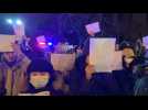 Protest against Covid measures continues late into the night in Beijing