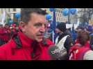 Manifestation de la police qui exprime son ras-le-bol