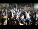 Protesters gather in Tel Aviv against Netanyahu's govt
