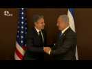Blinken holds bilateral meeting with Israeli PM Netanyahu