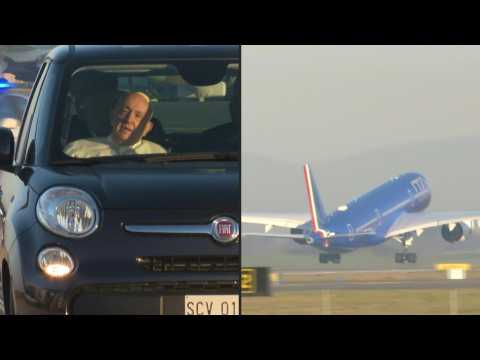 Pope Francis leaves for conflict-ridden central Africa, first stop DR Congo