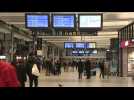Montparnasse train station in Paris as France faces strikes and demonstration for a second time