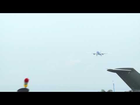 DR Congo: Pope Francis' plane lands in Kinshasa