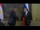 Joint press conference between Russian Foreign Minister Lavrov and Egyptian counterpart Shoukry