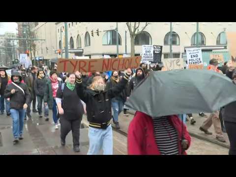 US: People march in Memphis after police beating video released