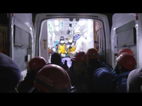 Body discovered in rubble by French and Turkish search teams as rescue operations continue