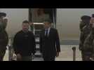 Ukraine's Zelensky lands in Belgium ahead of EU summit meeting