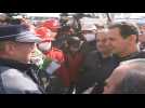 Syrian President Bashar al-Assad visits scene of quake destruction