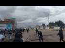 Protesters clash with police near Juliaca airport in Peru