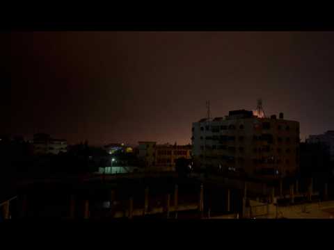 Israeli air strike hits Hamas complex in Gaza