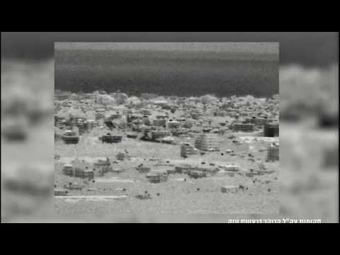 Israeli army releases footage of strikes on the Gaza Strip