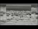 Israeli army releases footage of strikes on the Gaza Strip