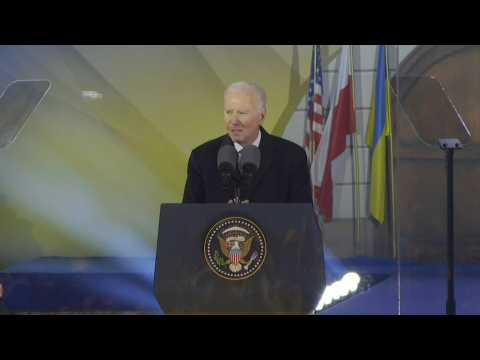 Putin thought he was 'tough', but met the 'iron will' of America: Biden tells Warsaw crowd