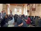 Turkish residents gather for Friday Prayer after deadly earthquake