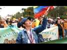 Colombians march in support of leftist President Petro's reforms