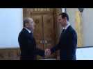 Syria's al-Assad meets visiting Jordanian FM, a first since 2011