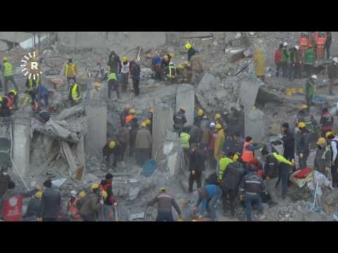 Rescue efforts continue in earthquake-hit Diyarbakir, Turkey